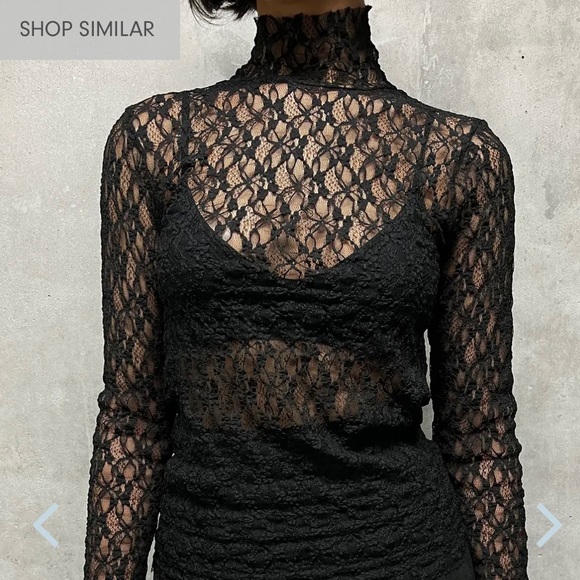 Oak and Fort lace shirt in Small - Picture 2 of 3